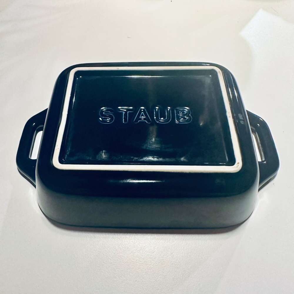 Staub Small Blue Rectangular Baking Dish